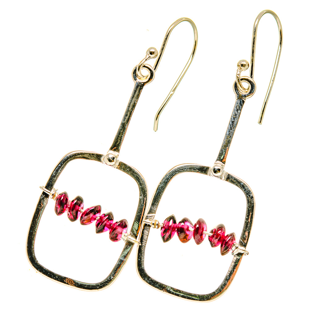 Garnet Earrings handcrafted by Ana Silver Co - EARR418488