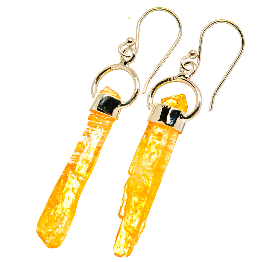Citrine Earrings handcrafted by Ana Silver Co - EARR418499