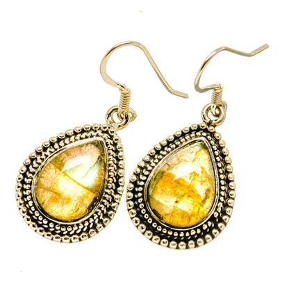 Labradorite Earrings handcrafted by Ana Silver Co - EARR418502