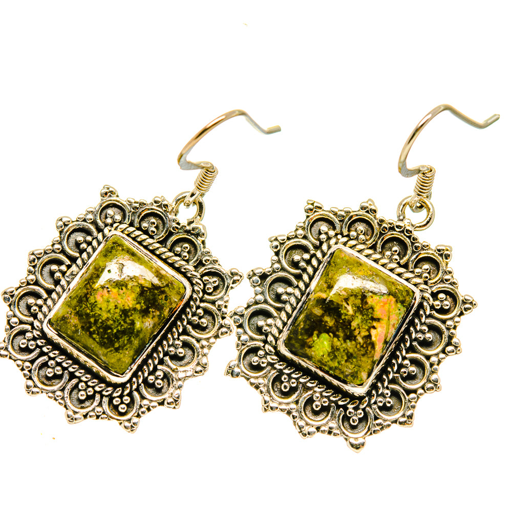 Ocean Jasper Earrings handcrafted by Ana Silver Co - EARR418503