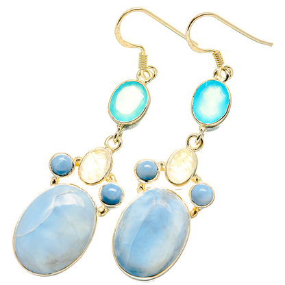 Owyhee Opal Earrings handcrafted by Ana Silver Co - EARR418507