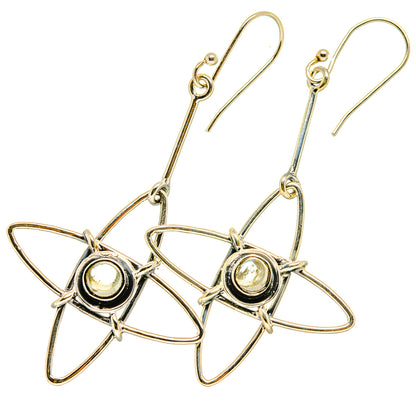 Rainbow Moonstone Earrings handcrafted by Ana Silver Co - EARR418508