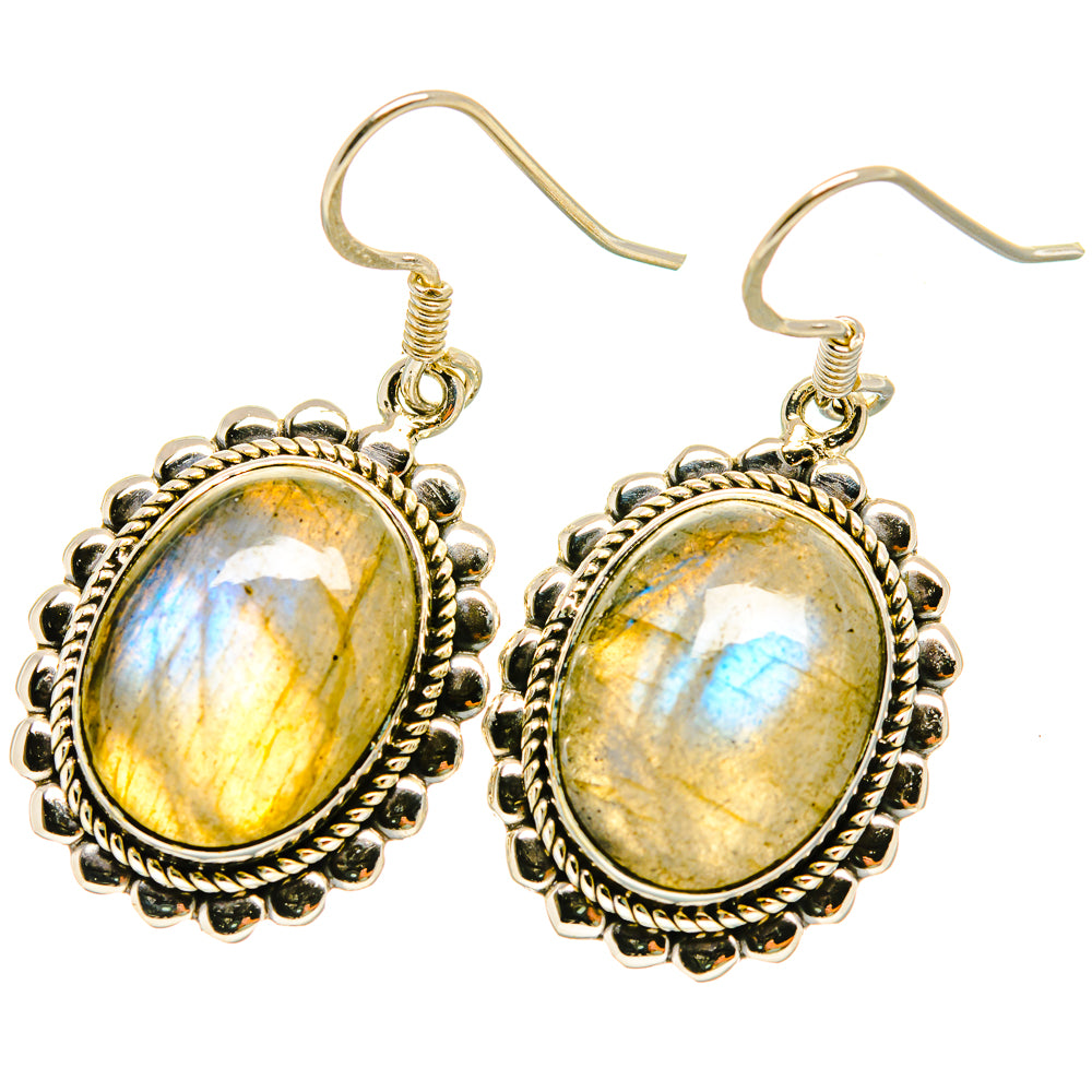 Labradorite Earrings handcrafted by Ana Silver Co - EARR418515