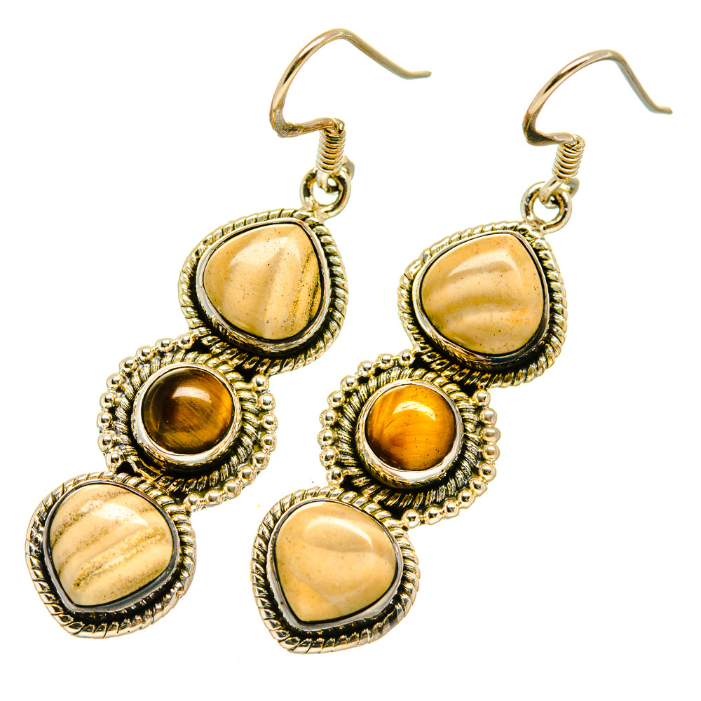 Imperial Jasper Earrings handcrafted by Ana Silver Co - EARR418549
