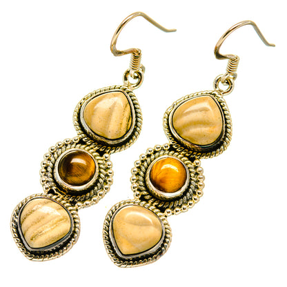Imperial Jasper Earrings handcrafted by Ana Silver Co - EARR418549