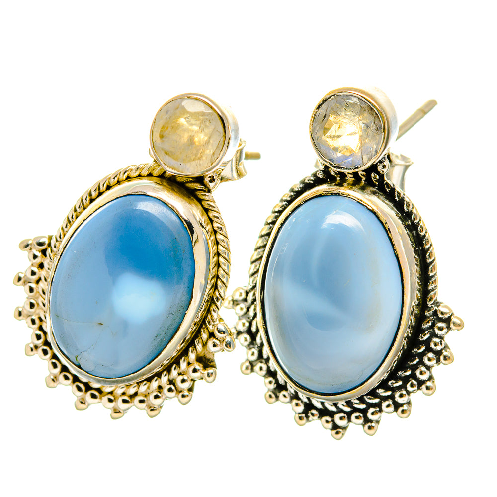 Owyhee Opal Earrings handcrafted by Ana Silver Co - EARR418553