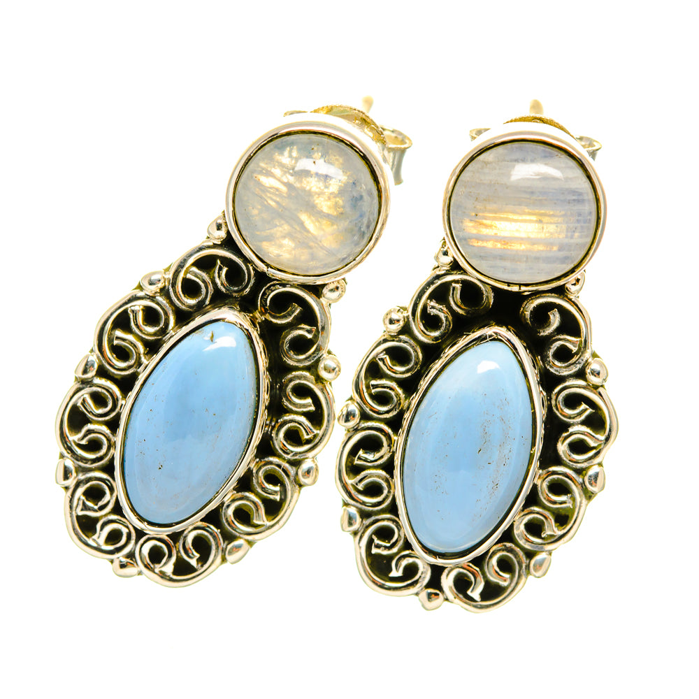 Owyhee Opal Earrings handcrafted by Ana Silver Co - EARR418555