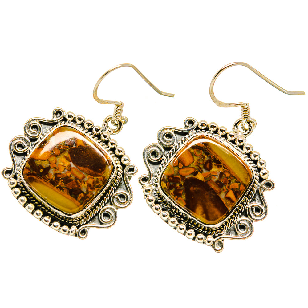 Bauxite Earrings handcrafted by Ana Silver Co - EARR418563