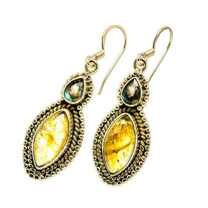 Labradorite Earrings handcrafted by Ana Silver Co - EARR418590