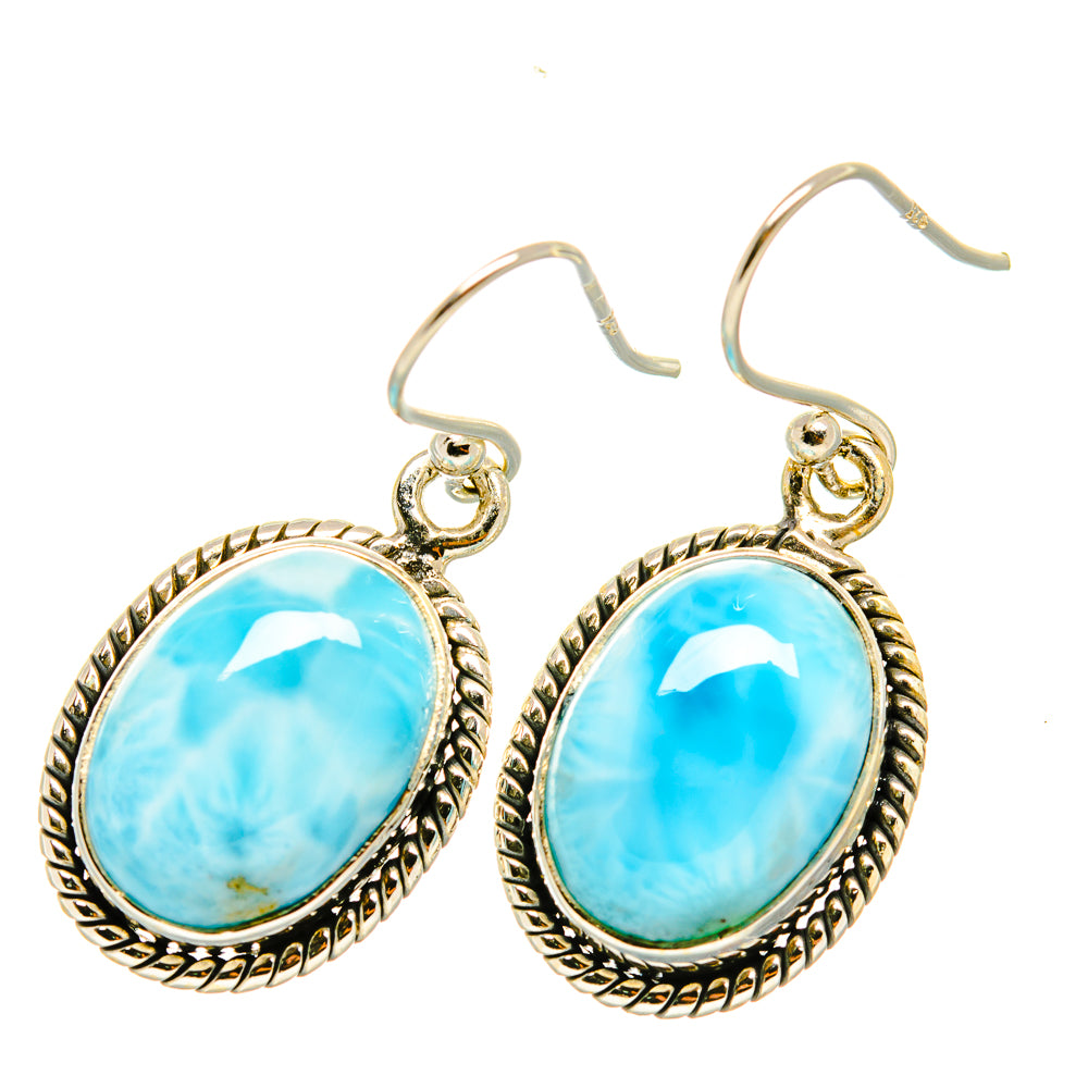 Larimar Earrings handcrafted by Ana Silver Co - EARR418601