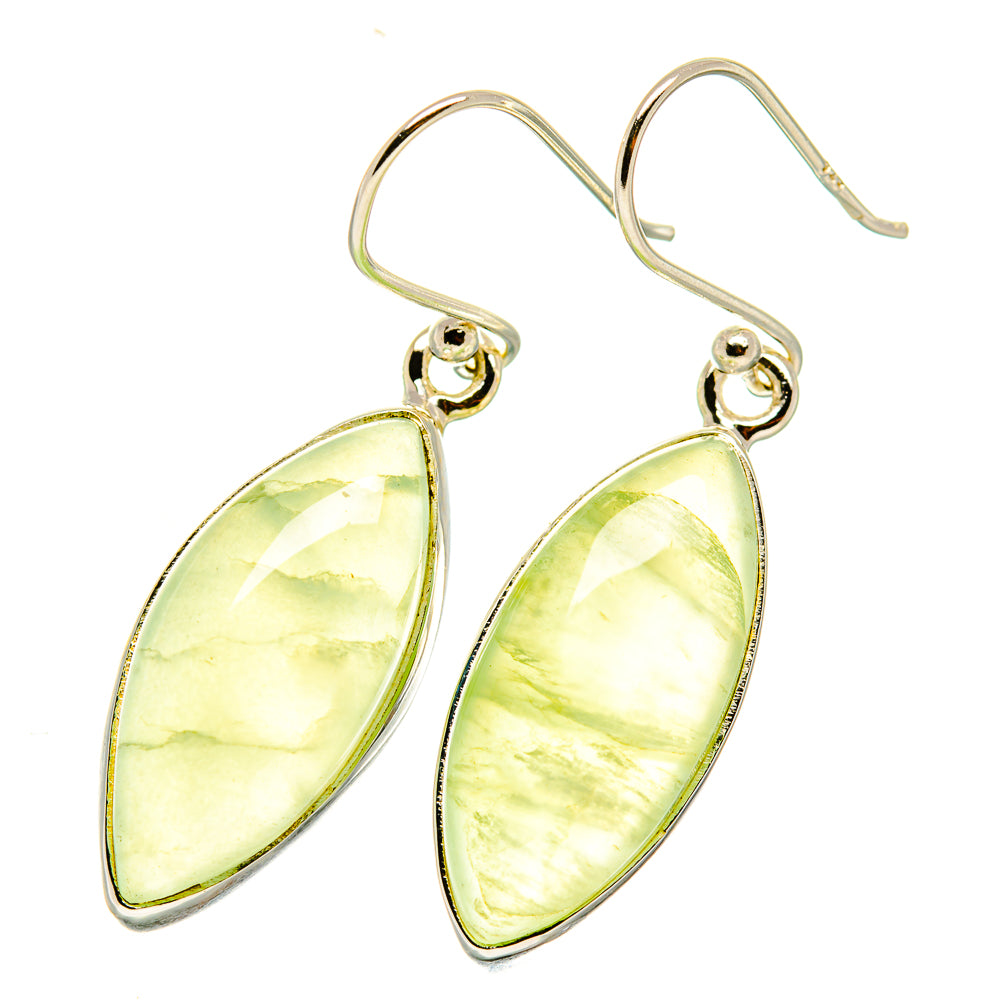 Prehnite Earrings handcrafted by Ana Silver Co - EARR418606