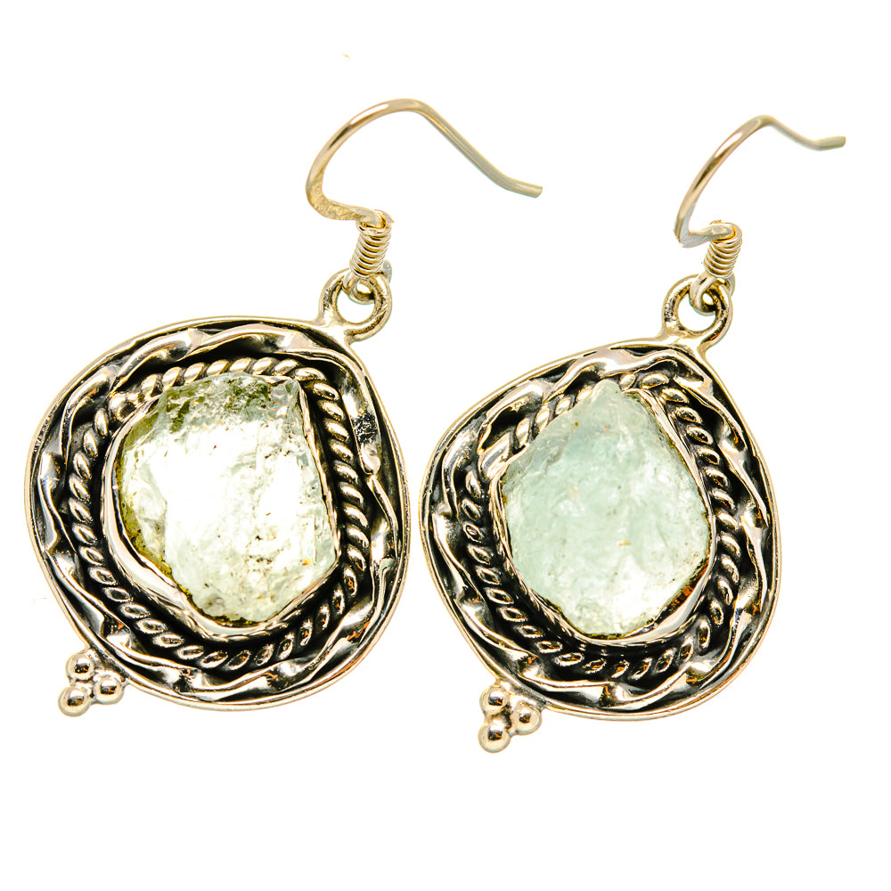 Aquamarine Earrings handcrafted by Ana Silver Co - EARR418608