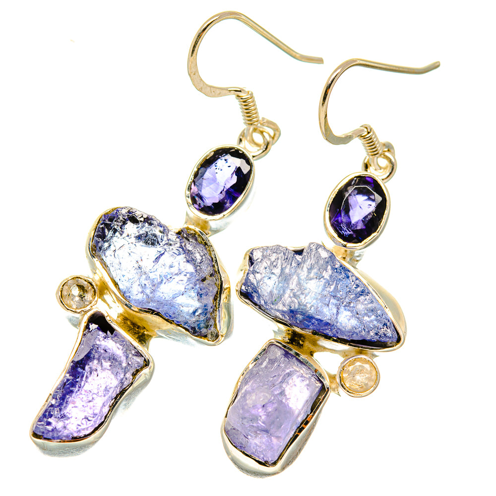 Tanzanite Earrings handcrafted by Ana Silver Co - EARR418620