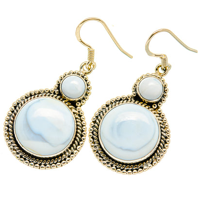 Owyhee Opal Earrings handcrafted by Ana Silver Co - EARR418641