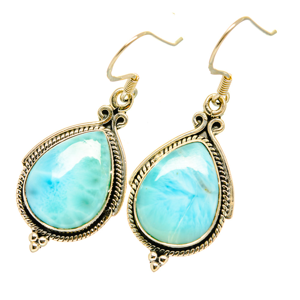 Larimar Earrings handcrafted by Ana Silver Co - EARR418642