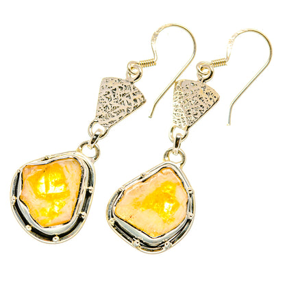 Citrine Earrings handcrafted by Ana Silver Co - EARR418644