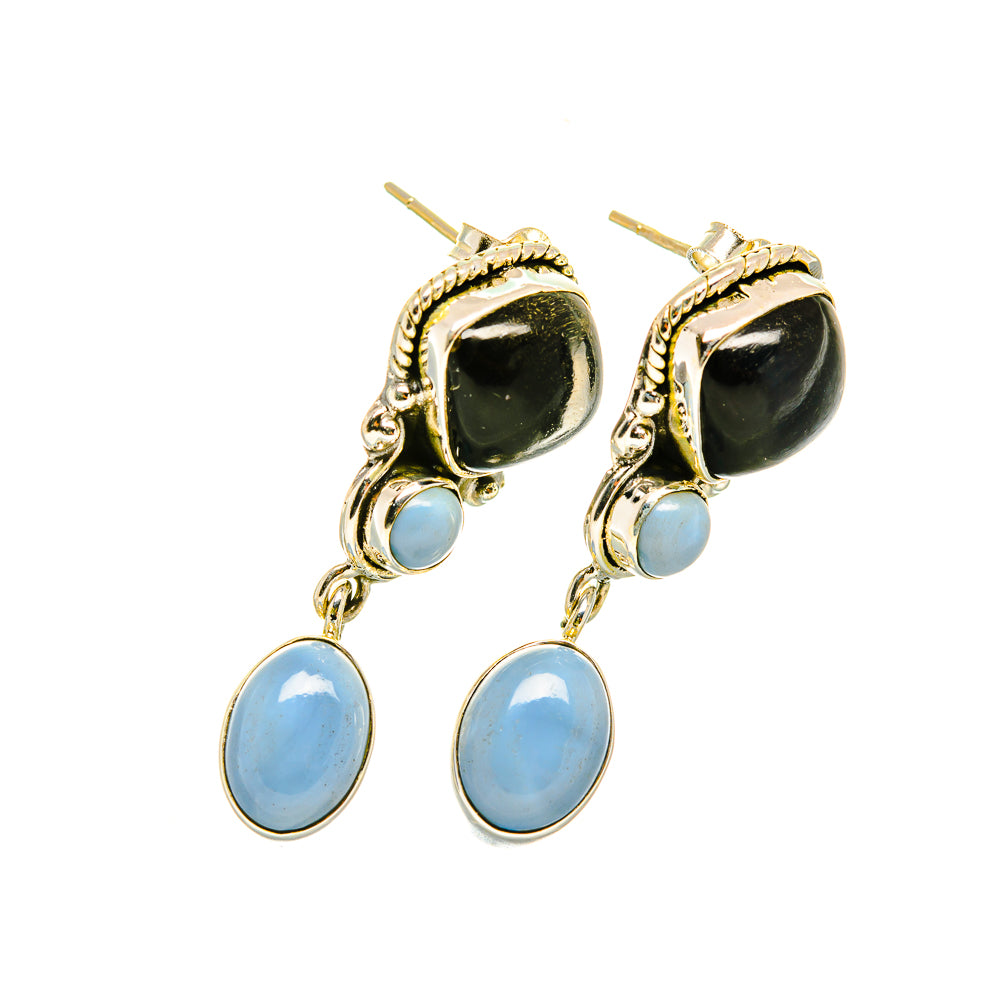 Owyhee Opal Earrings handcrafted by Ana Silver Co - EARR418647