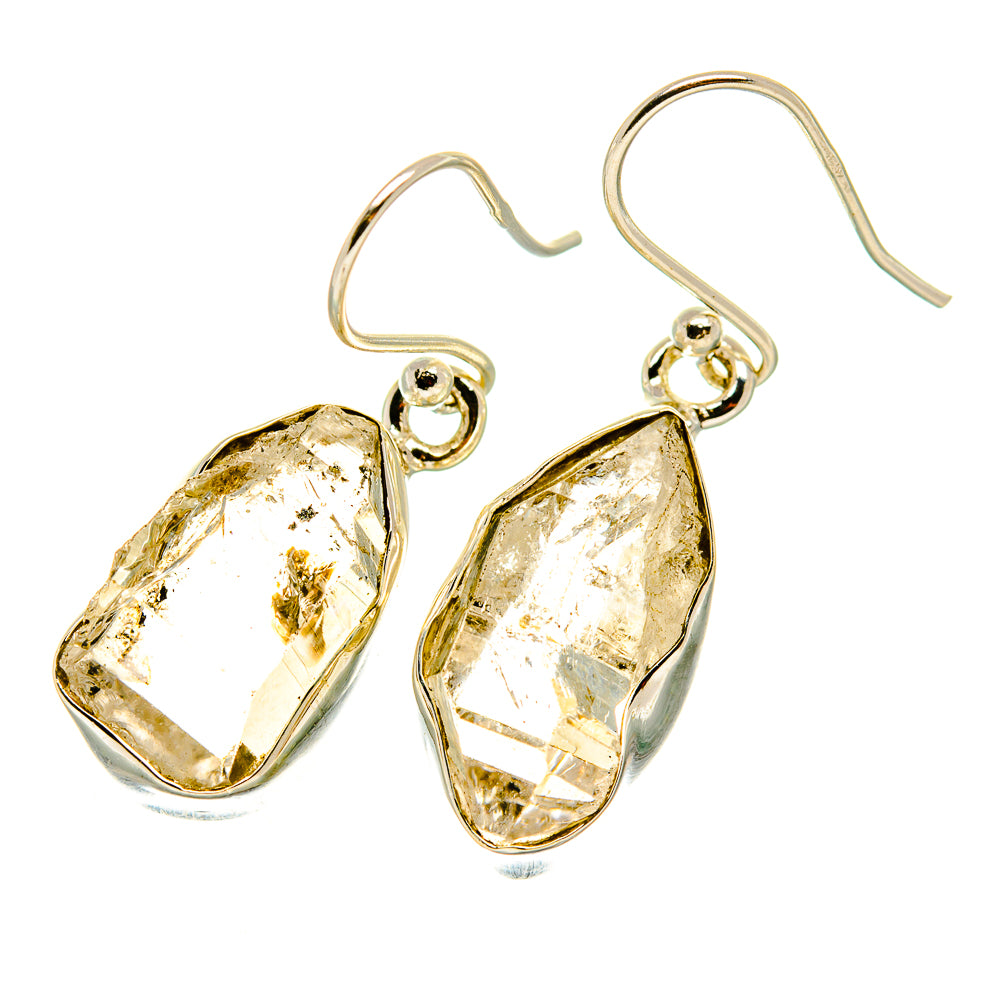 Herkimer Diamond Earrings handcrafted by Ana Silver Co - EARR418653