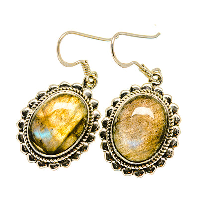 Labradorite Earrings handcrafted by Ana Silver Co - EARR418669