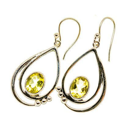 Citrine Earrings handcrafted by Ana Silver Co - EARR418670