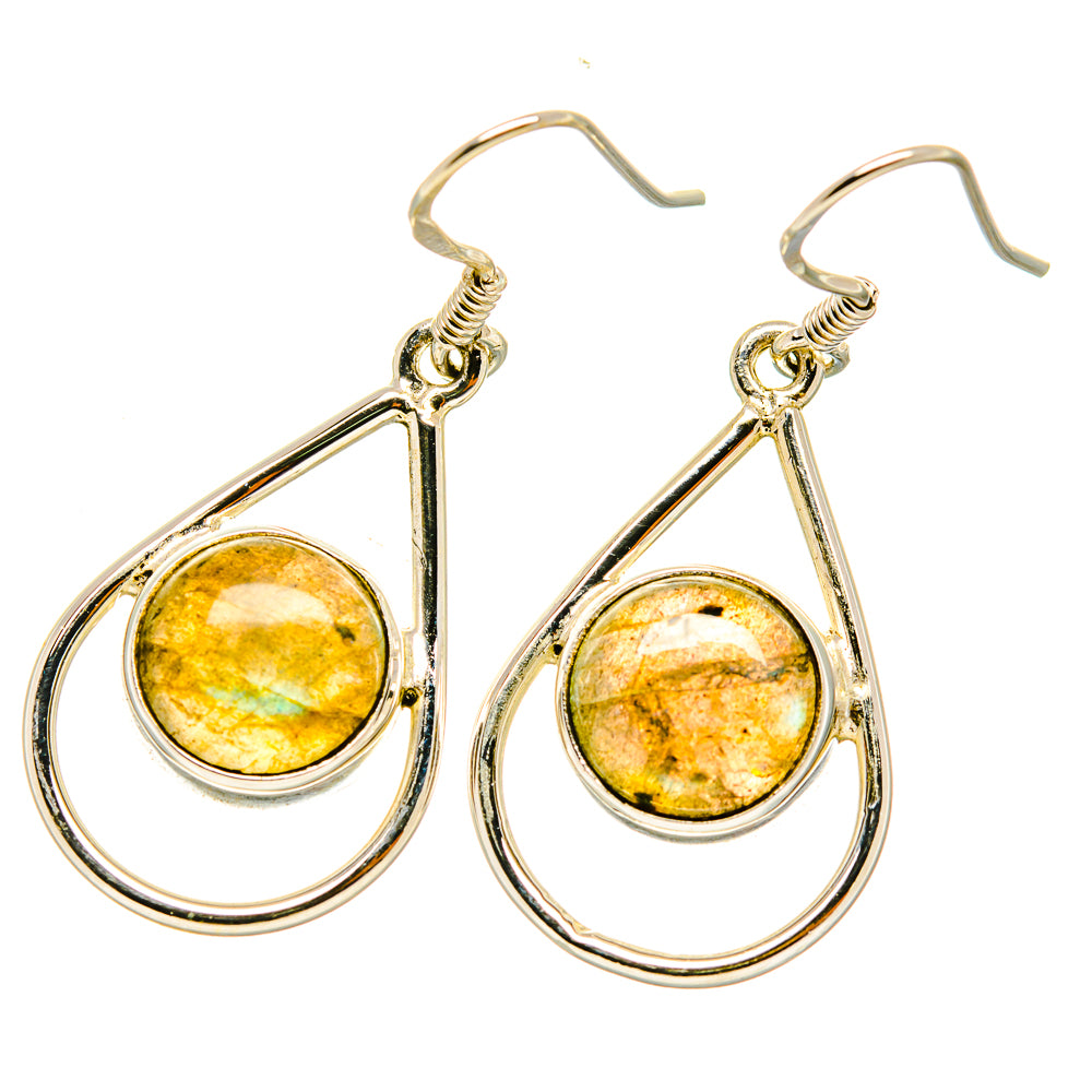 Labradorite Earrings handcrafted by Ana Silver Co - EARR418678