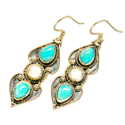 Larimar Earrings handcrafted by Ana Silver Co - EARR418698
