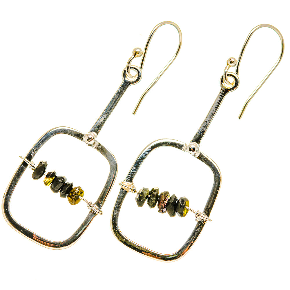Black Onyx Earrings handcrafted by Ana Silver Co - EARR418702
