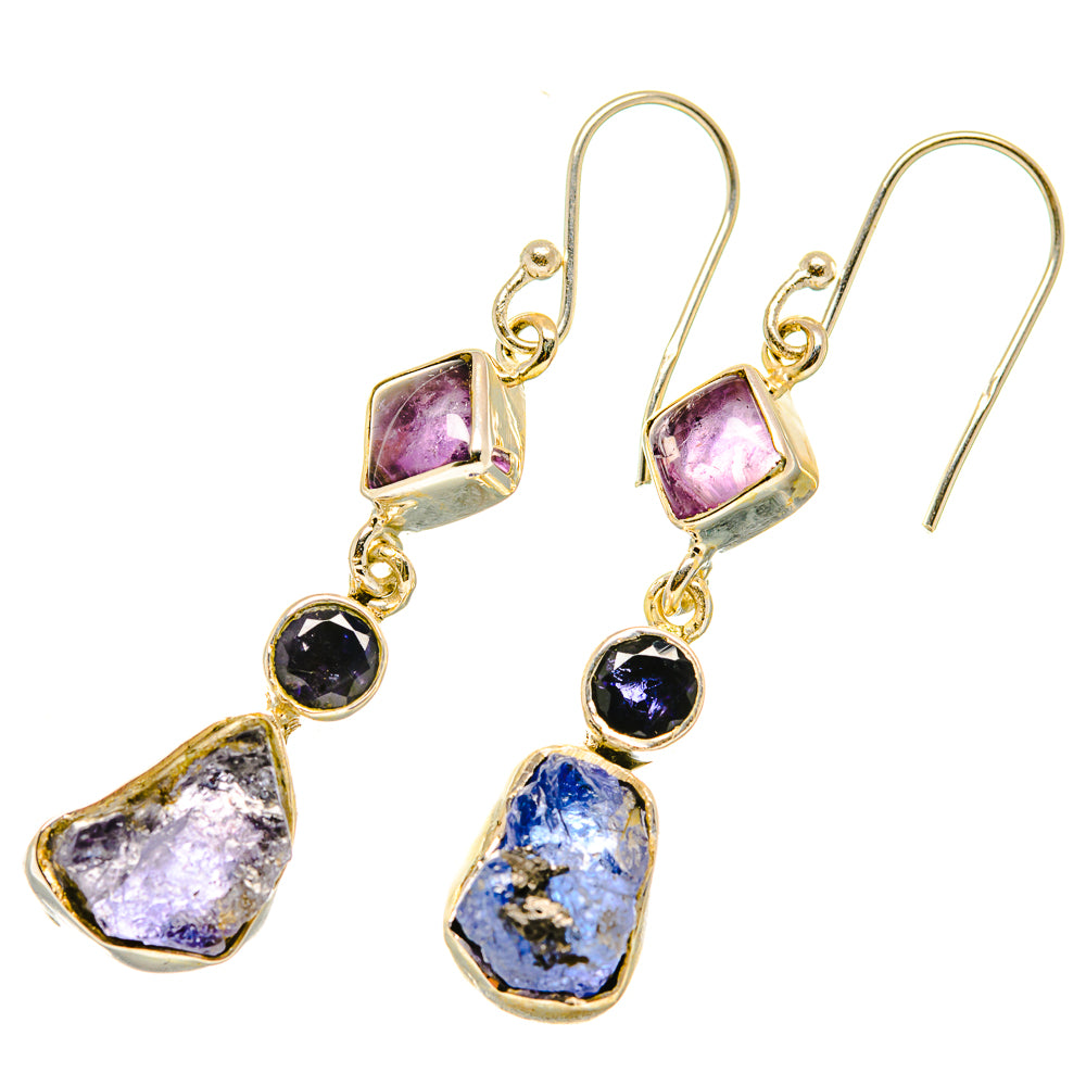 Tanzanite Earrings handcrafted by Ana Silver Co - EARR418707