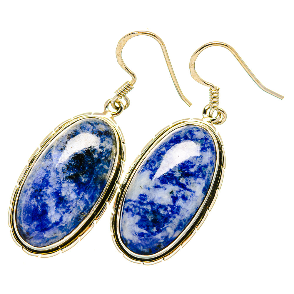 Sodalite Earrings handcrafted by Ana Silver Co - EARR418711