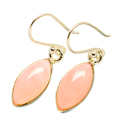 Pink Opal Earrings handcrafted by Ana Silver Co - EARR418718