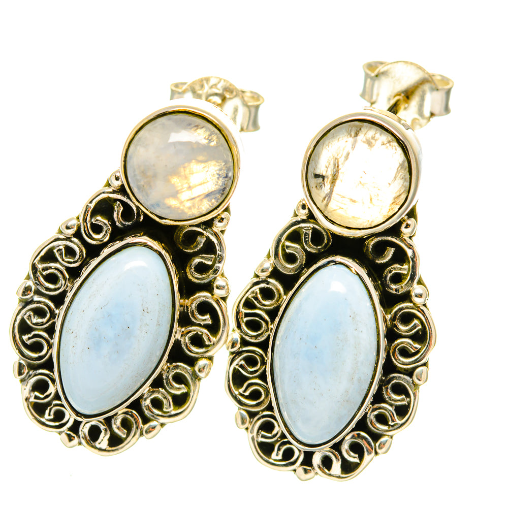 Owyhee Opal Earrings handcrafted by Ana Silver Co - EARR418721
