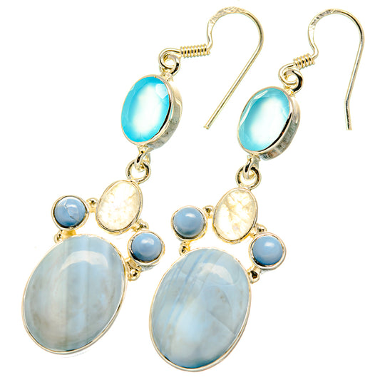 Owyhee Opal Earrings handcrafted by Ana Silver Co - EARR418733