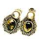 Pyrite In Black Onyx Earrings handcrafted by Ana Silver Co - EARR418751