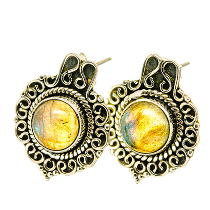 Labradorite Earrings handcrafted by Ana Silver Co - EARR418757