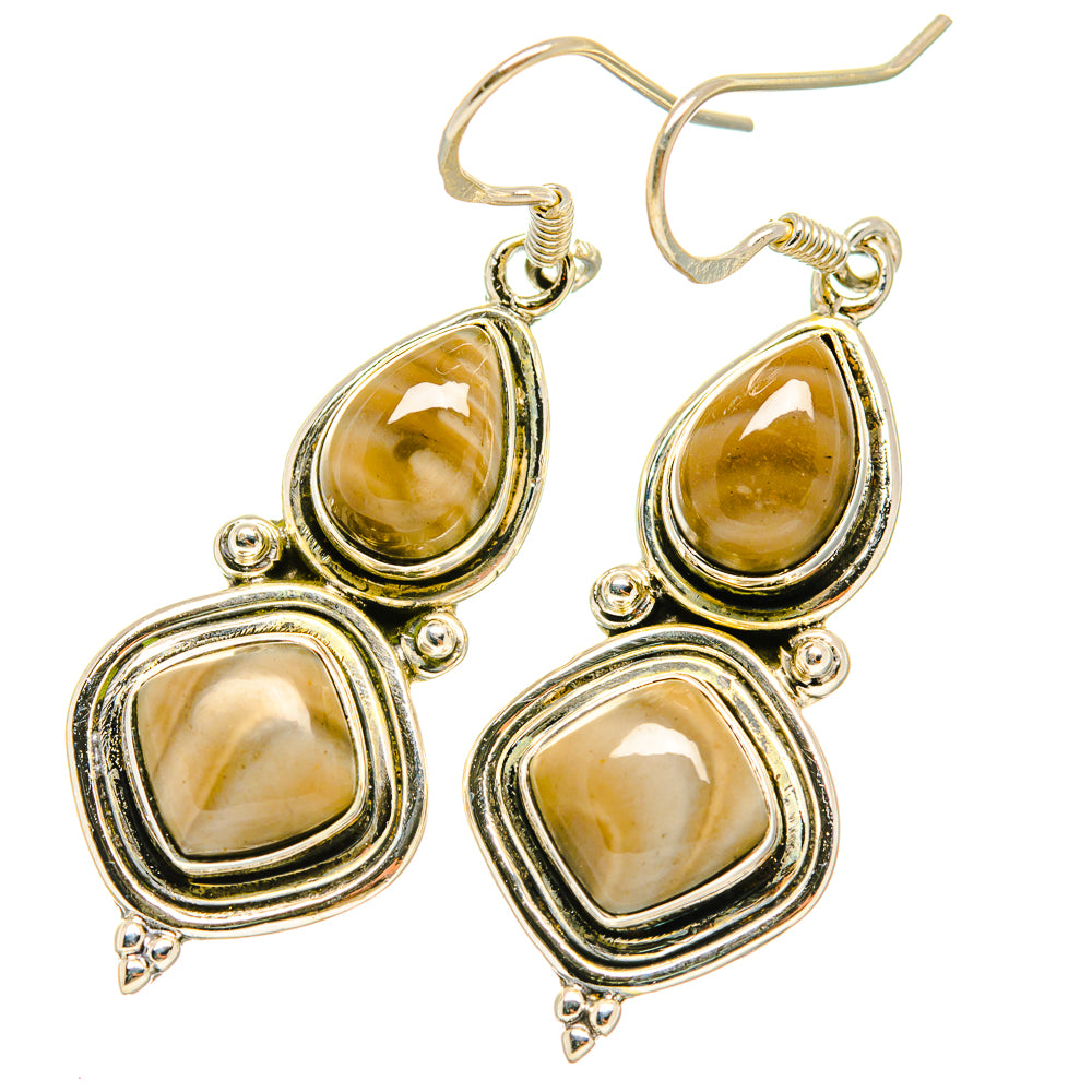 Imperial Jasper Earrings handcrafted by Ana Silver Co - EARR418760