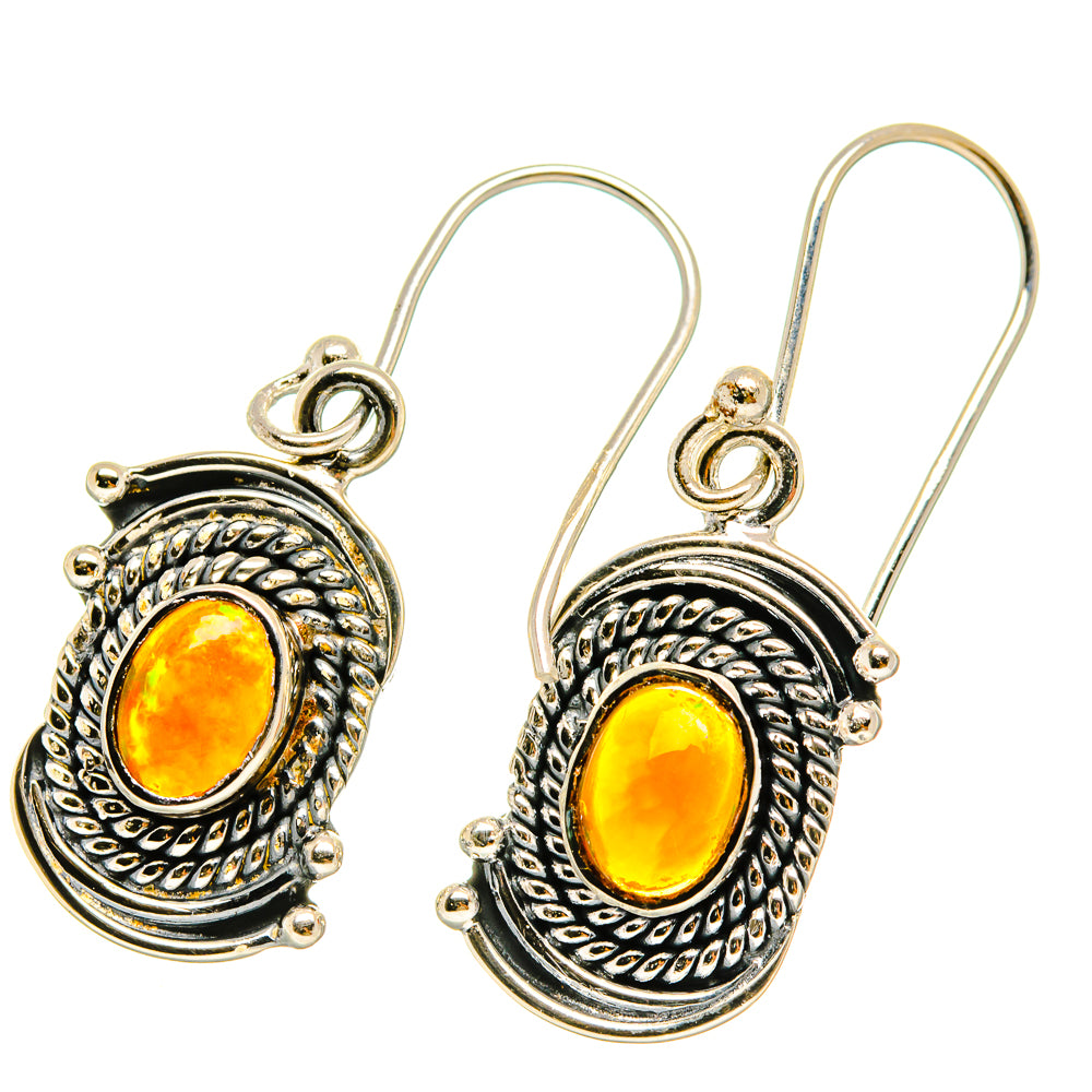 Ethiopian Opal Earrings handcrafted by Ana Silver Co - EARR418768