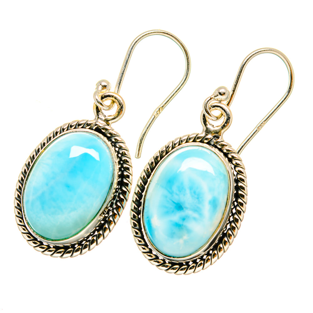 Larimar Earrings handcrafted by Ana Silver Co - EARR418769