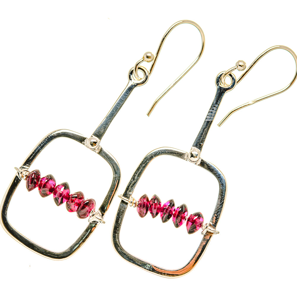 Garnet Earrings handcrafted by Ana Silver Co - EARR418773