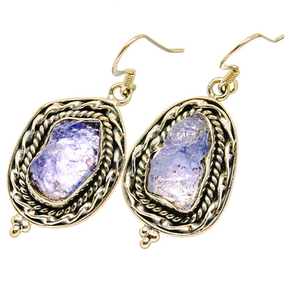 Tanzanite Earrings handcrafted by Ana Silver Co - EARR418775