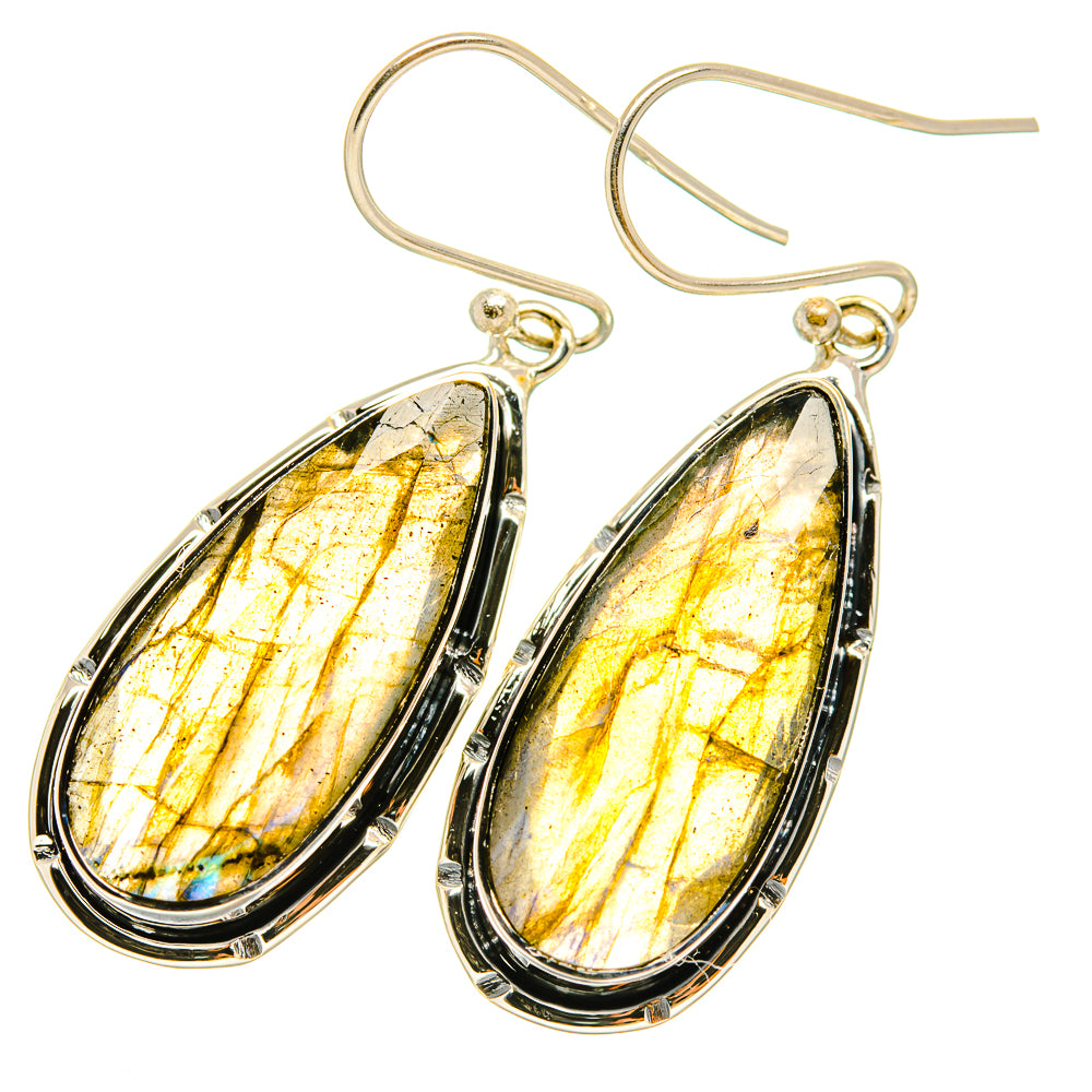 Labradorite Earrings handcrafted by Ana Silver Co - EARR418793