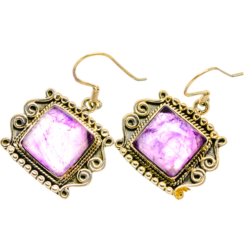 Amethyst Earrings handcrafted by Ana Silver Co - EARR418802