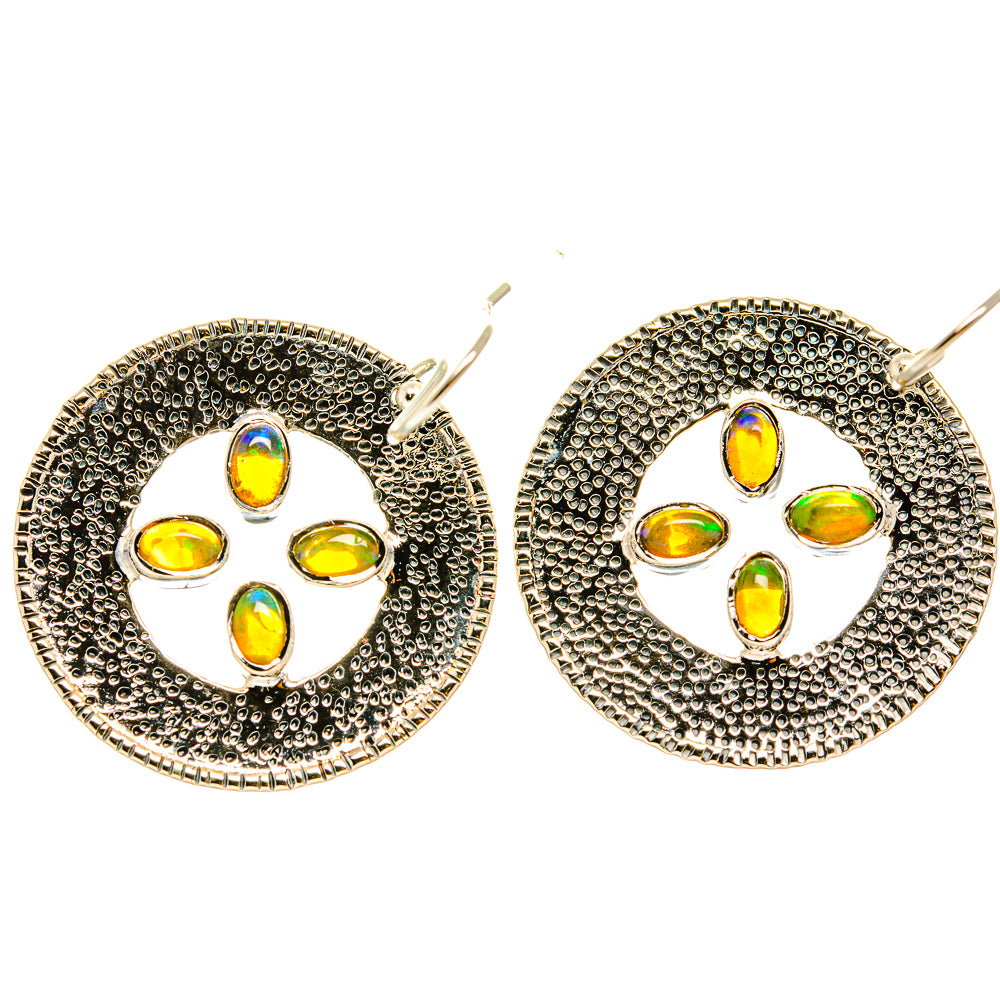 Ethiopian Opal Earrings handcrafted by Ana Silver Co - EARR418809