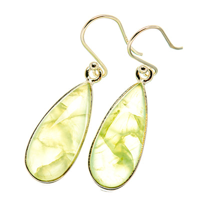 Prehnite Earrings handcrafted by Ana Silver Co - EARR418837