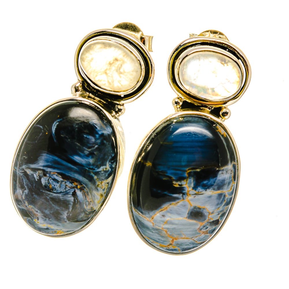 Pietersite Earrings handcrafted by Ana Silver Co - EARR418844