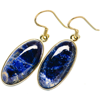 Sodalite Earrings handcrafted by Ana Silver Co - EARR418847