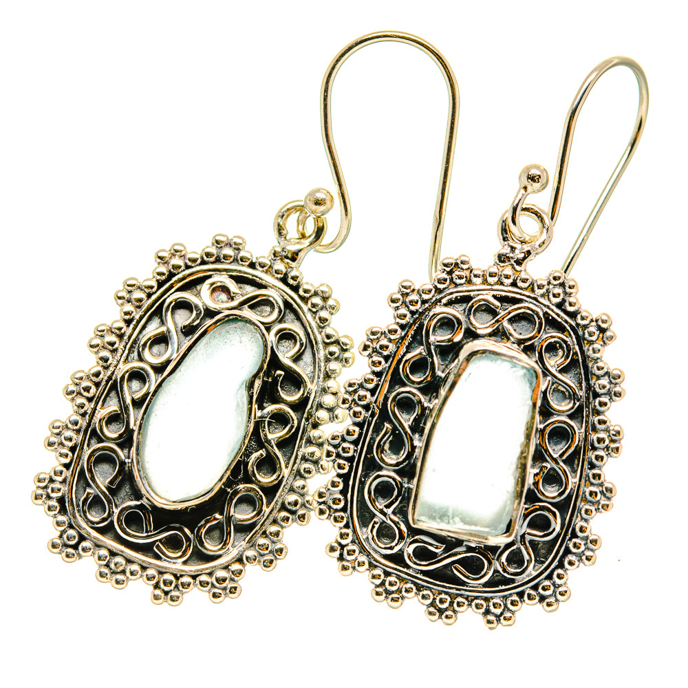 Aquamarine Earrings handcrafted by Ana Silver Co - EARR418854