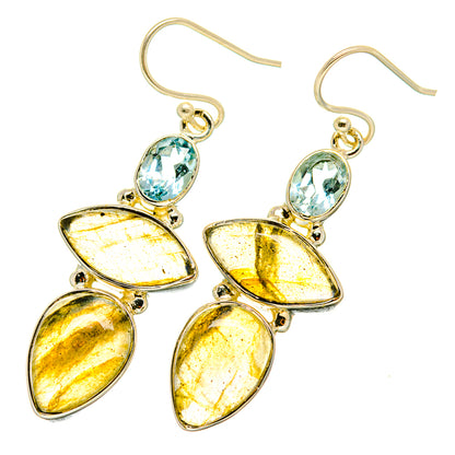 Labradorite Earrings handcrafted by Ana Silver Co - EARR418866