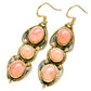 Pink Opal Earrings handcrafted by Ana Silver Co - EARR418867