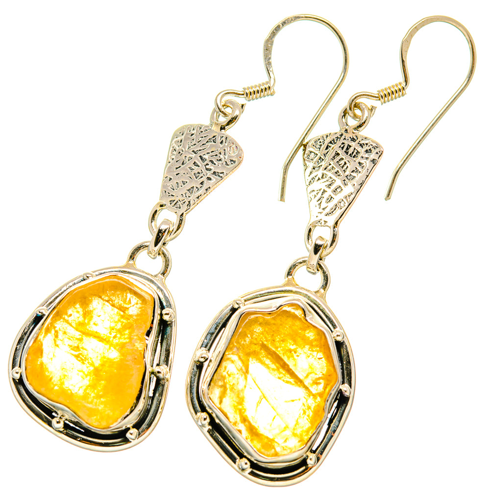 Citrine Earrings handcrafted by Ana Silver Co - EARR418872