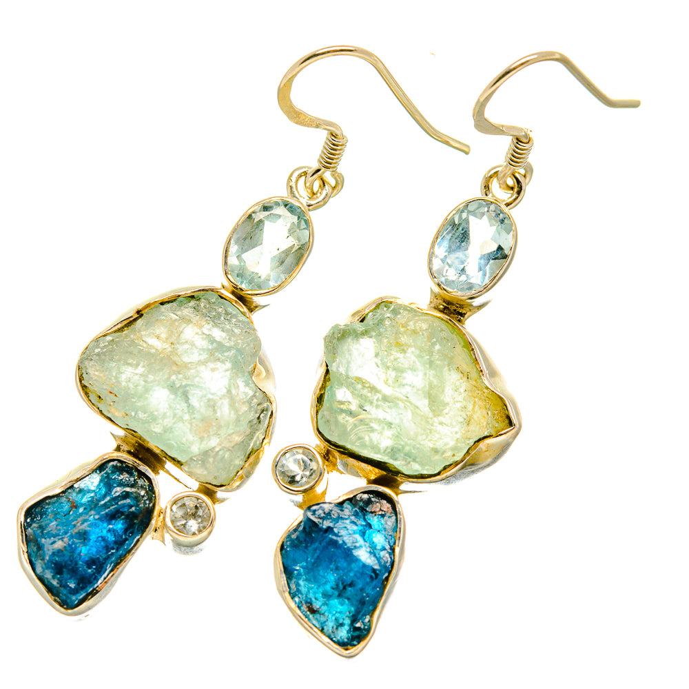 Aquamarine Earrings handcrafted by Ana Silver Co - EARR418876